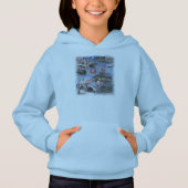 ケープタウンのガールズフード付きスウェットシャツ (正面)