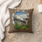 ケープタウンの南アフリカファッションの少女 クッション (ブランケット)