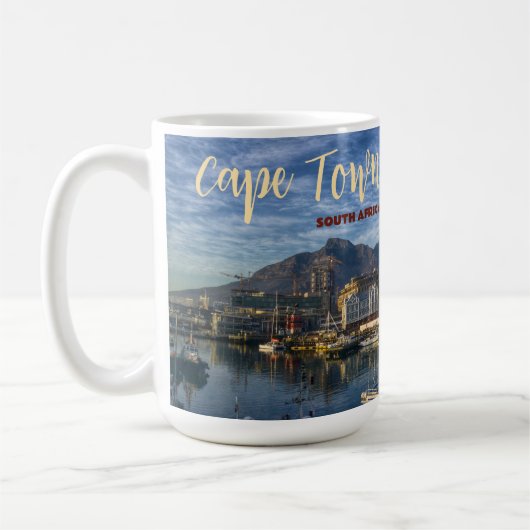ケープタウンの風景の土産マグカップ コーヒーマグカップ (左)