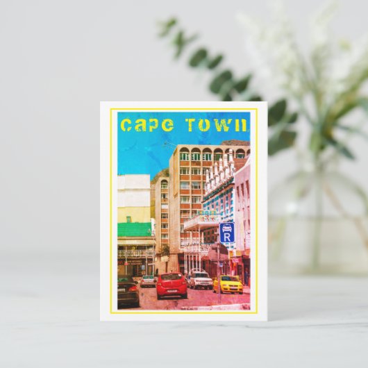 ケープタウンアーキテクチャシティスケープ南アフリカ ポストカード (スタンド正面)