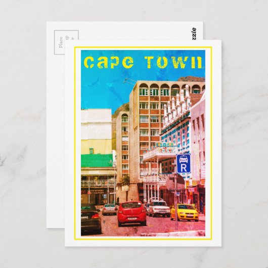 ケープタウンアーキテクチャシティスケープ南アフリカ ポストカード (正面/裏面)