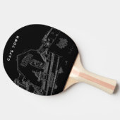 ケープタウンアーキテクチャベーカリー建物スケッチ 卓球ラケット (横)