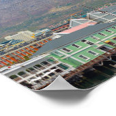 ケープタウンウォーターフロントエリアシティスケープ南アフリカ ポスター (角)