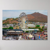 ケープタウンウォーターフロントエリアシティスケープ南アフリカ ポスター (正面)