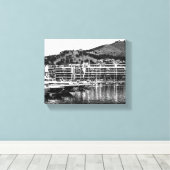 ケープタウンウォーターフロント南アフリカSAアーキテクチャ キャンバスプリント (インサイチュ (ウッドフロア))