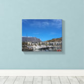 ケープタウンウォーターフロント南アフリカSAアーキテクチャ キャンバスプリント (インサイチュ (ウッドフロア))