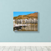 ケープタウンウォーターフロント南アフリカSAアーキテクチャ キャンバスプリント (インサイチュ (ウッドフロア))