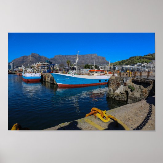 ケープタウンウォーターフロント南アフリカSAアーキテクチャ ポスター (正面)