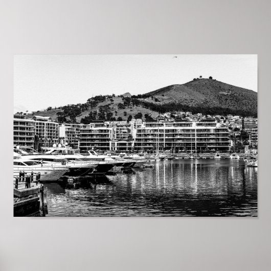 ケープタウンウォーターフロント南アフリカSAアーキテクチャ ポスター (正面)