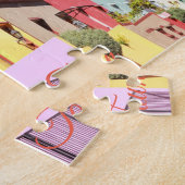 ケープタウンカラフルハウシズボーカップ通り ジグソーパズル (側面)