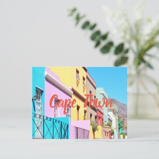 ケープタウンカラフルハウシズボーカップ通り ポストカード (スタンド正面)