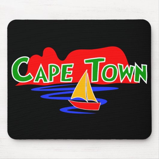 ケープタウンカラフル南アフリカのマウスパッド マウスパッド (正面)