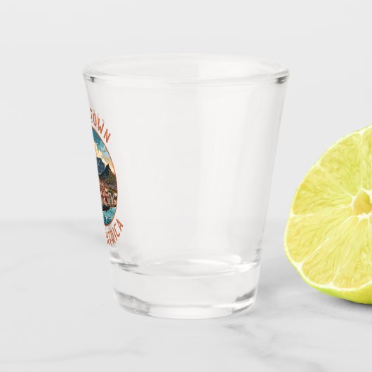 ケープタウンサウスアフリカレトロサーク動揺してル ショットグラス (右)