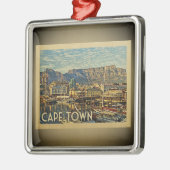 ケープタウンサウスアフリカヴィンテージトラベルオーナメント メタルオーナメント (左)