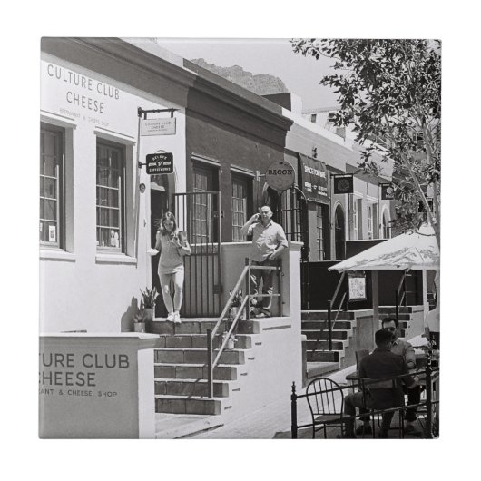 ケープタウンシティスケープ建築南アフリカZA タイル (正面)