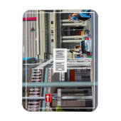 ケープタウンシティスケープ通り南アフリカ マグネット (縦)