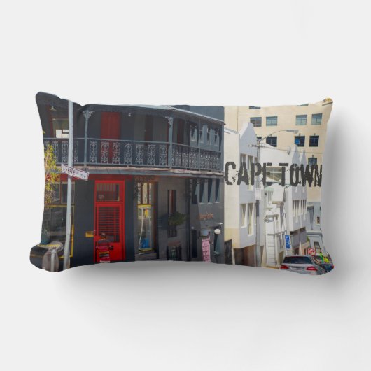 ケープタウンシティスケープ通り南アフリカ ランバークッション (正面)