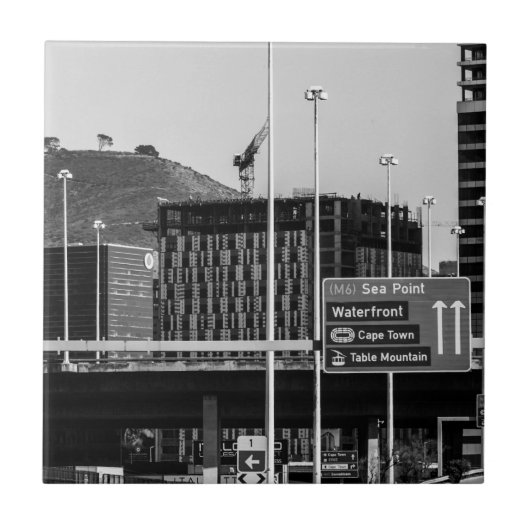 ケープタウンシティセンターシティスケープ南アフリカ タイル (正面)