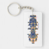 ケープタウンスカイライン キーホルダー (正面)