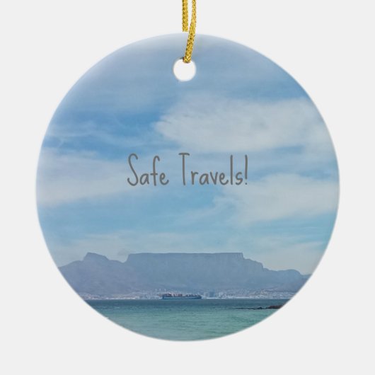 ケープタウンセーフトラベルズ セラミックオーナメント (正面)