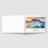 ケープタウンテーブルマウンテンの水の色の旅行結婚の ゲストブック (全面)