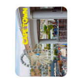 ケープタウンテーブルマウンテンウォーターフロントシティスケープ マグネット (縦)