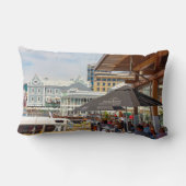 ケープタウンテーブルマウンテンウォーターフロントシティスケープ ランバークッション (裏面)