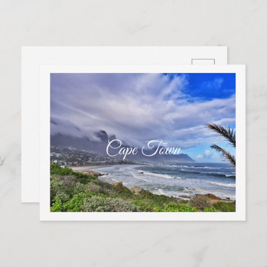 ケープタウンテーブルマウンテンキャンプスベイ海 ポストカード (正面/裏面)
