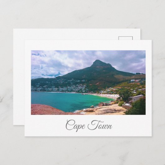 ケープタウンテーブルマウンテンキャンプズベイ海 ポストカード (正面/裏面)