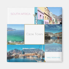 ケープタウンテーブルマウンテンコラージマグネット マグネット