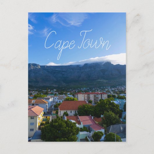 ケープタウンテーブルマウンテンサウスアフリカ ポストカード (正面)