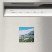 ケープタウンテーブルマウンテンピーク景観磁石 マグネット (インサイチュ (食洗機))