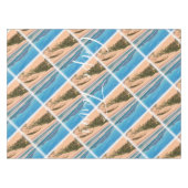 ケープタウンテーブルマウンテン海波浪ビーチ テーブルクロス (正面(横))