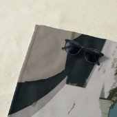 ケープタウンテーブルマウンテン海 ビーチタオル (インサイチュ)