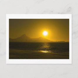 ケープタウンテーブルマウンテン海 ポストカード