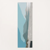 ケープタウンテーブルマウンテン海 ヨガマット (正面)