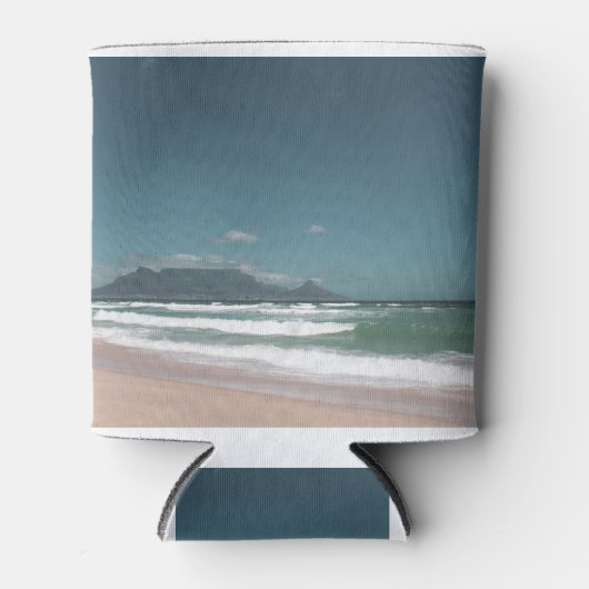 ケープタウンテーブルマウンテン海 缶クーラー (正面)