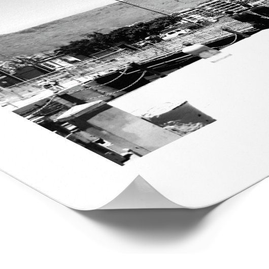 ケープタウンテーブルマウンテン3男性BNWポスター ポスター (角)