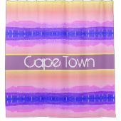 ケープタウンテーブルマウンテンZA南アフリカ シャワーカーテン (正面)