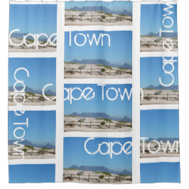 ケープタウンテーブルマウンテンZA南アフリカ シャワーカーテン