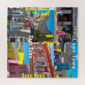 ケープタウンボカープCBDシティ南アフリカ ジグソーパズル (横)