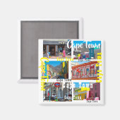 ケープタウンボカープCBDシティ南アフリカ マグネット (正面/裏面)