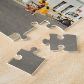 ケープタウンムーイルポイントライトハウスサウスアフリカ ジグソーパズル (側面)