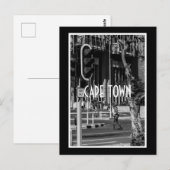 ケープタウンモノクロシティスケープ通りライフスタイル ポストカード (正面/裏面)