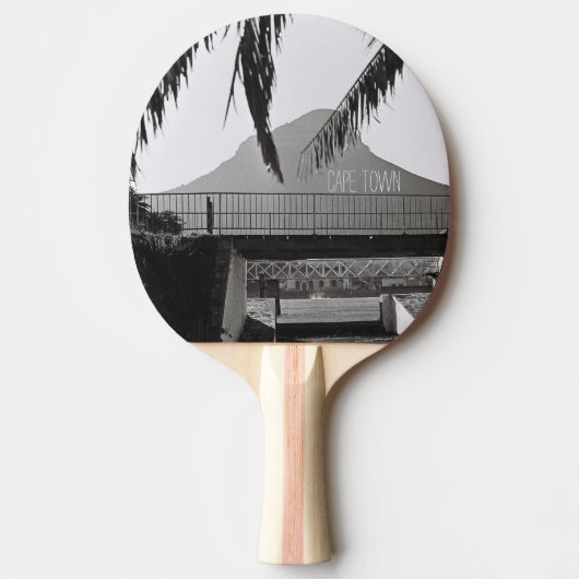 ケープタウンライオンの南アフリカ首座 卓球ラケット (正面)