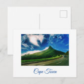 ケープタウンライオンの頭部の風景 ポストカード (正面/裏面)