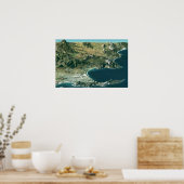 ケープタウン上空の衛星画像ポスター ポスター (キッチン)