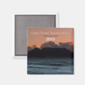 ケープタウン南アフリカお土産マグネット変更年 マグネット (正面/裏面)
