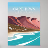 ケープタウン南アフリカのポスター ポスター (正面)