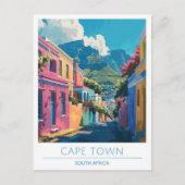 ケープタウン南アフリカアートヴィンテージ旅行 ポストカード (正面)